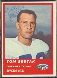Autographed 1963 Fleer Tom Sestak
