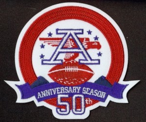 AFL 50th Anniversary Patch