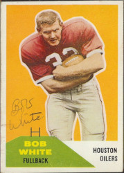Autographed 1960 Fleer Bob White