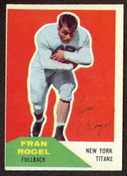 Autographed 1960 Fleer Fran Rogel