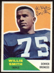 Autographed 1960 Fleer Willie Smith