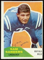 Autographed 1960 Fleer Sam Sanders