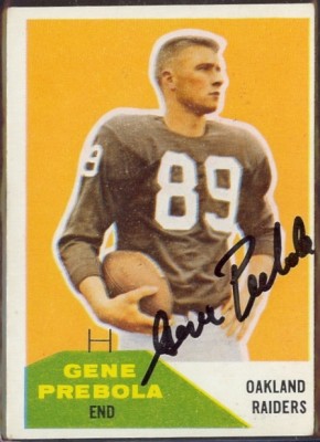Autographed 1960 Fleer Gene Probola