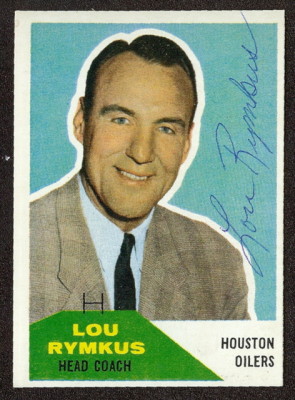 Autographed 1960 Fleer Lou Rumkus