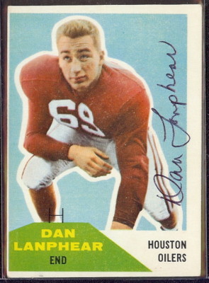 Autographed 1960 Fleer Dan Lanphear