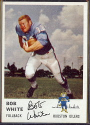 autographed 1961 fleer bob white