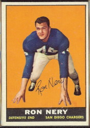 autographed 1961 topps ron nery