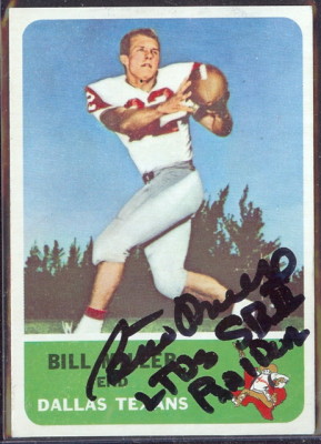 autographed 1962 fleer bill miller
