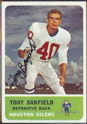 autographed 1962 fleer tony banfield
