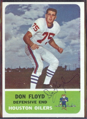 autographed 1962 fleer don floyd