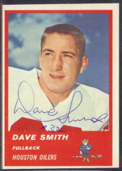 Autographed 1963 Fleer Dave Smith