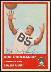Autographed 1963 Fleer Bob Coolbaugh