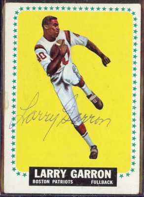 autographed 1964 topps larry garron