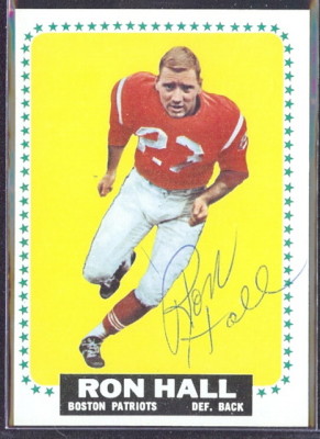 autographed 1964 topps ron hall