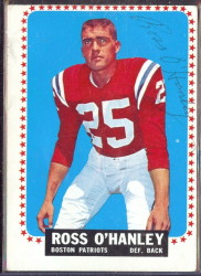 autographed 1964 topps ross o'hanley