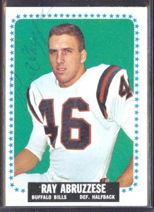 autographed 1964 topps ray abruzzese