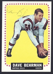 autographed 1964 topps dave behrman