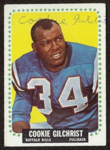 autographed 1964 topps cookie gilchrist