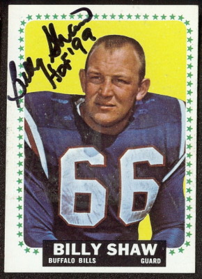 autographed 1964 topps billy shaw