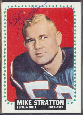 autographed 1964 topps mike stratton