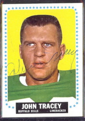 autographed 1964 topps john tracey