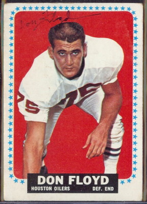 autographed 1964 topps don floyd