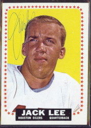 autographed 1964 topps jack lee