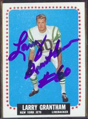 autographed 1964 topps larry grantham