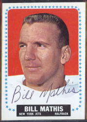 autographed 1964 topps bill mathis