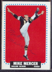 autographed 1964 topps mike mercer