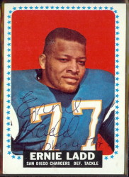 autographed 1964 topps ernie ladd