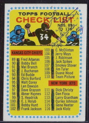 autographed 1964 topps checklist