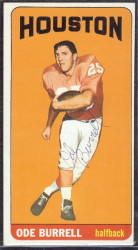 autographed 1965 topps ode burrell
