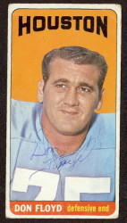 autographed 1965 topps don floyd