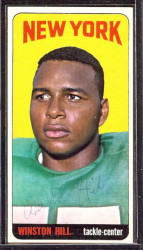 autographed 1965 topps winston hill