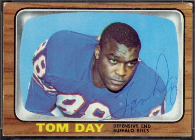 autographed 1966 topps tom day