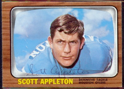 autographed 1966 topps scott appleton