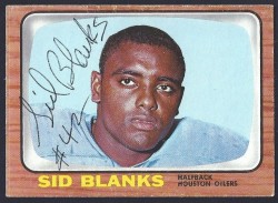autographed 1966 topps sid blanks