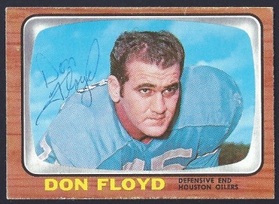 autographed 1966 topps don floyd