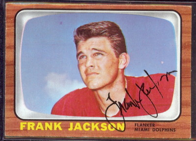 autographed 1966 topps frank jackson