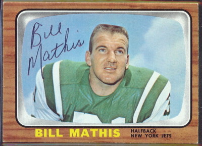 autographed 1966 topps bill mathis