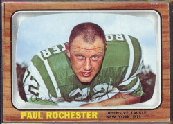 autographed 1966 topps paul rochester