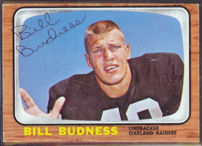 autographed 1966 topps bill budness