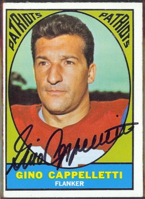autographed 1967 topps gino cappelletti