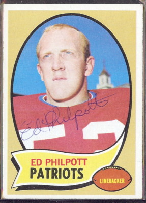 autographed 1970 topps ed philpott