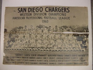 1960 Los Angeles Chargers team photo