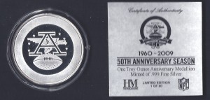 afl 50th anniversary coin