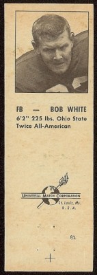 1960 Oilers Matchbook - Bob White