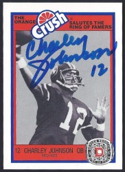 1987 Broncos Rign of Fame - Charley Johnson