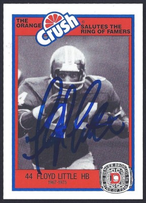 1987 Broncos Rign of Fame - Floyd Little